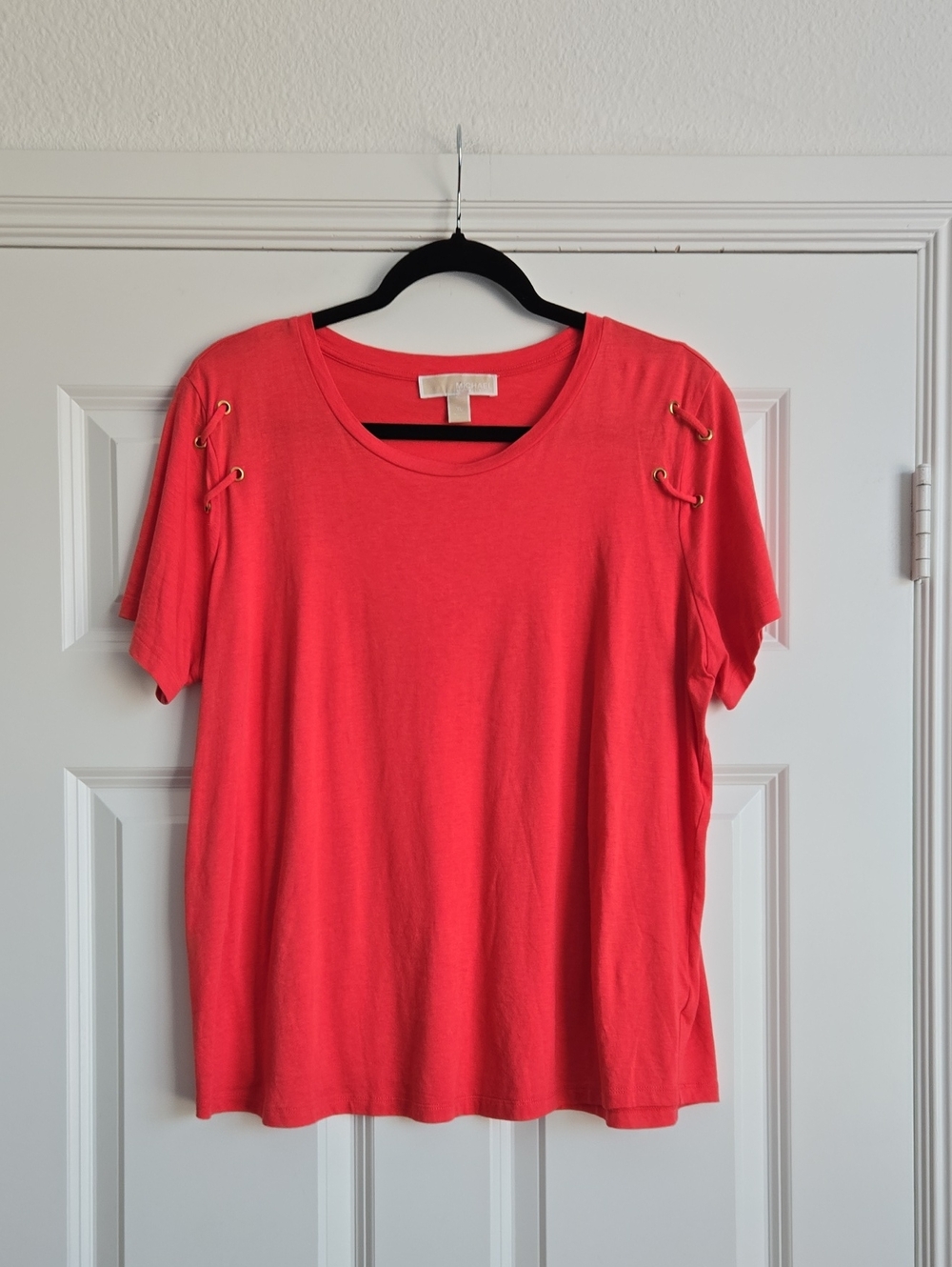 Pink Micheal kors top with detailing